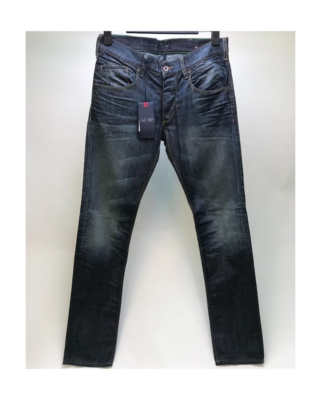 Armani Jeans Blue Five-Pocket Jeans for men