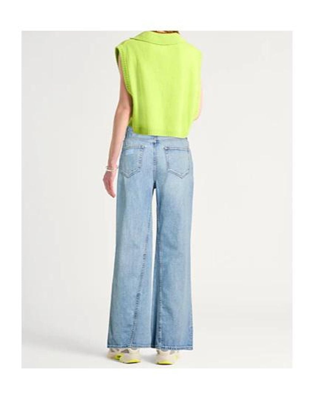 Ganni Blue Straight-Leg Jeans