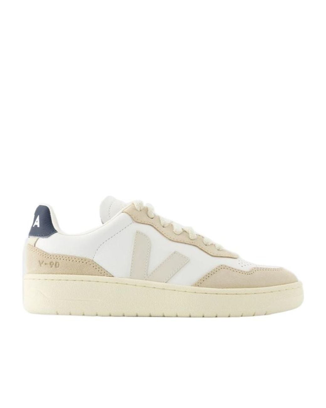 Veja Natural V-90 Lace-Up Sneakers for men