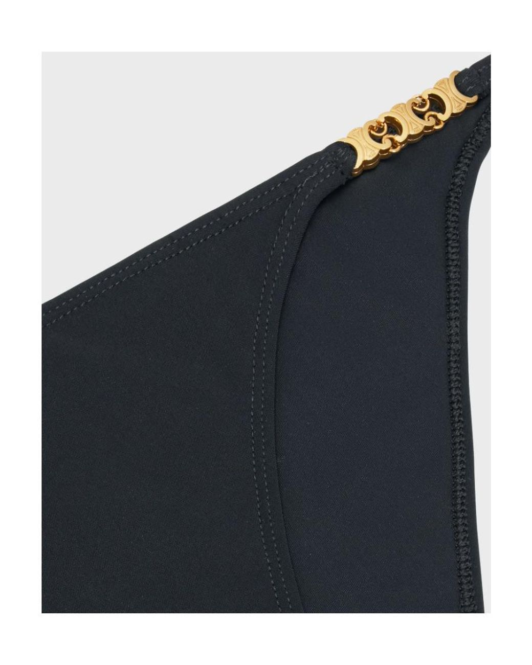 Céline Blue Triomphe Swimsuit Bottom