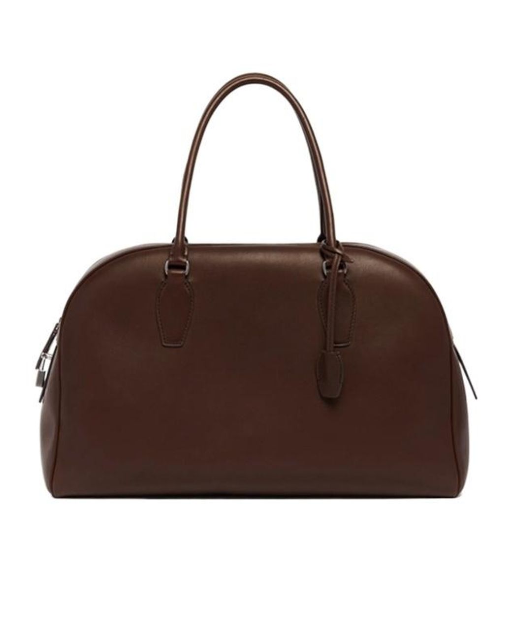 The Row Brown Top Handle Tote Bag