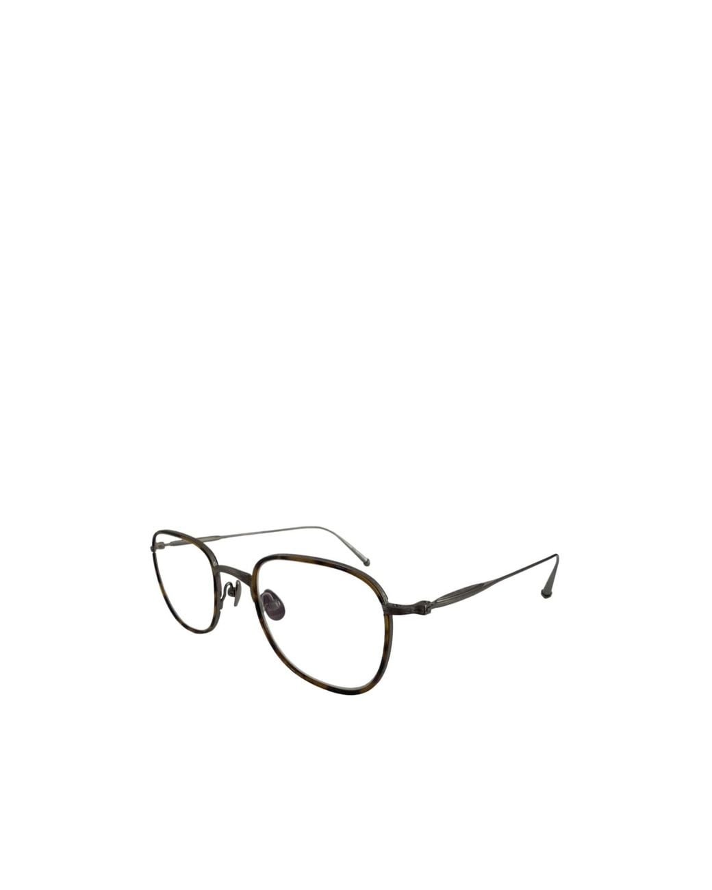 Matsuda White M3090-I Square Frame Glasses for men