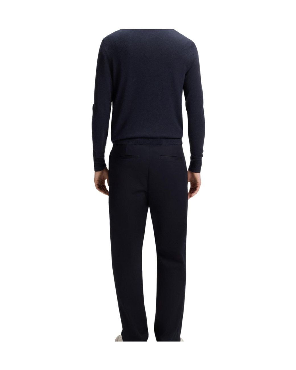 Boss Blue Double Breasted Jelso Relaxed-Fit Cardigan for men