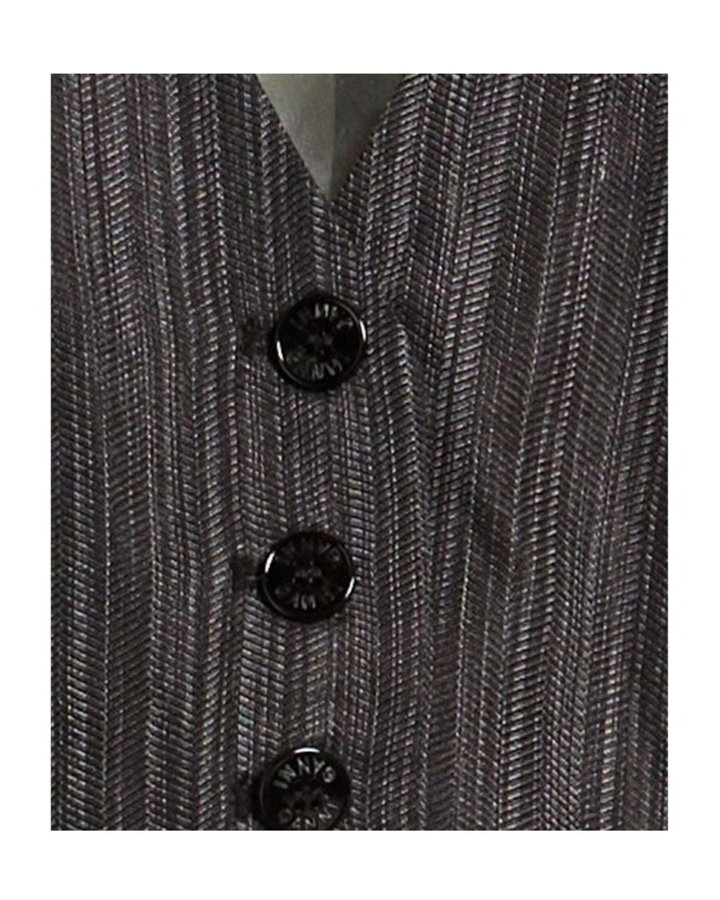 Ganni Black Solid Color Embroidered Top