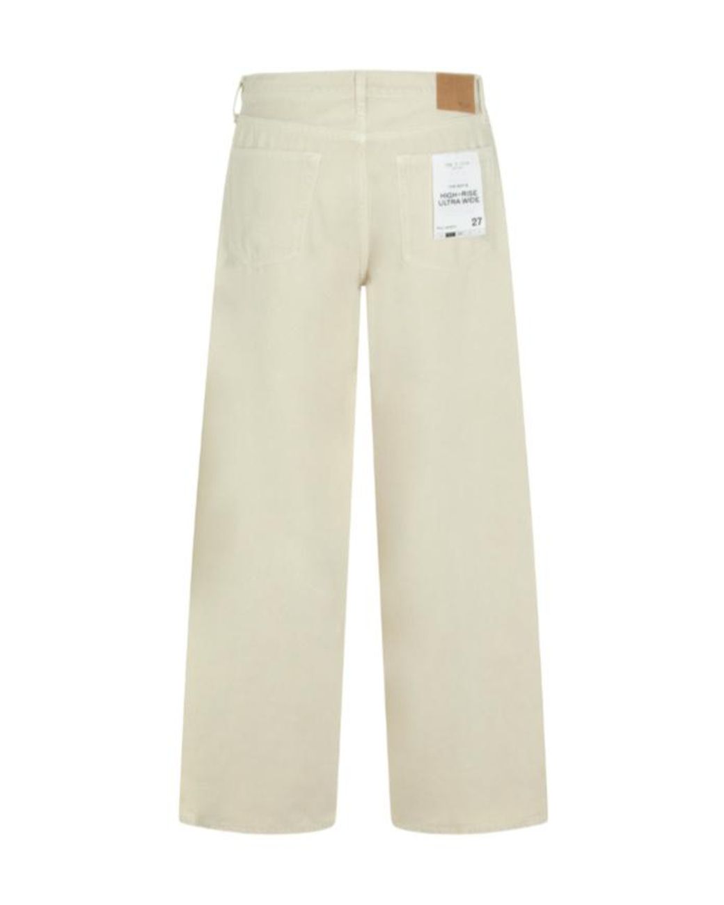 Rag & Bone White Sofie Wide-Leg Pants