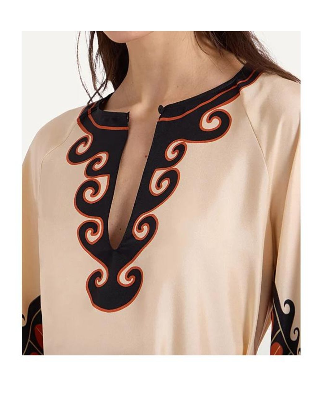 LaDoubleJ Natural La Doublej Belted Printed Dress