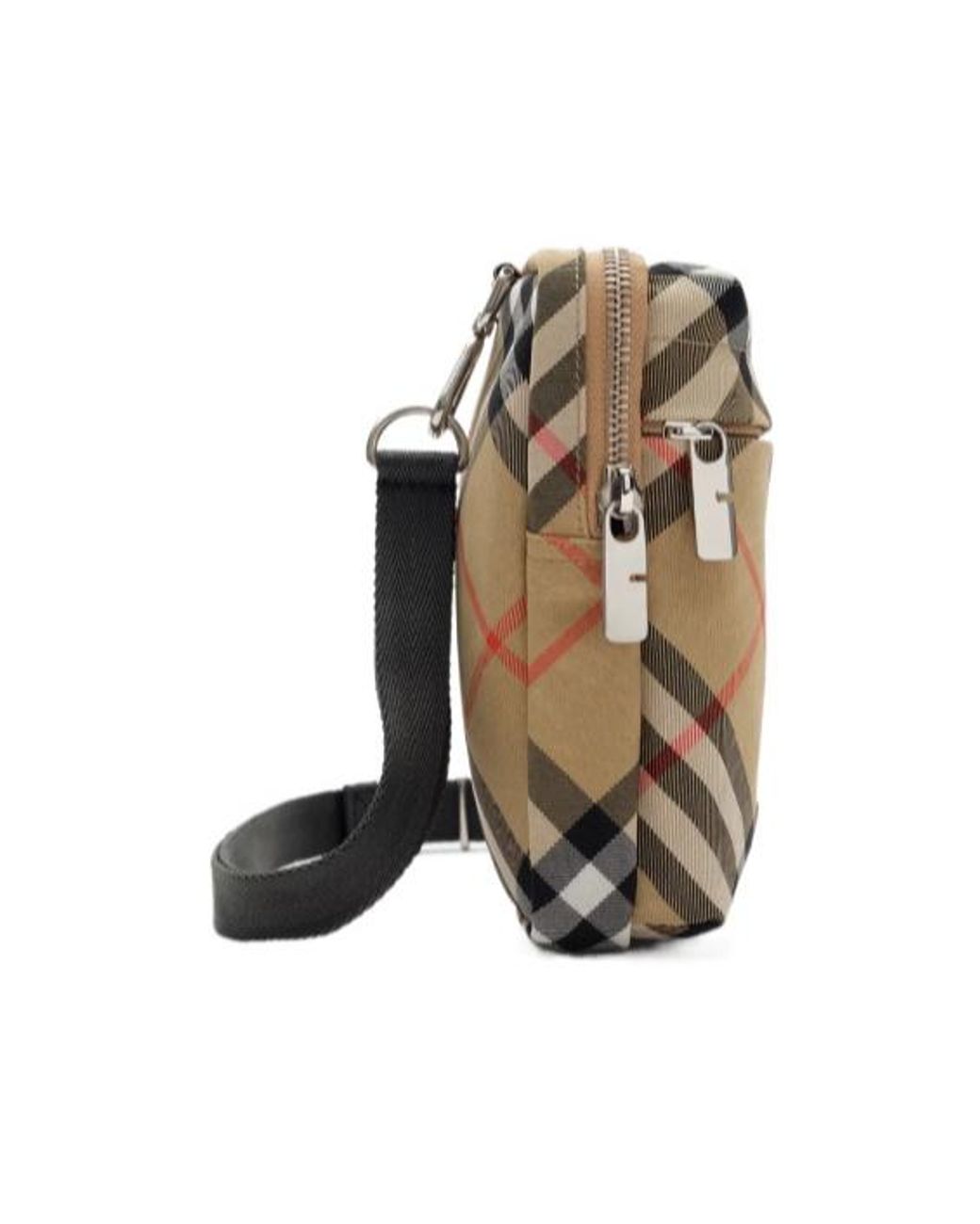 Burberry Green Check Phone Bag for men