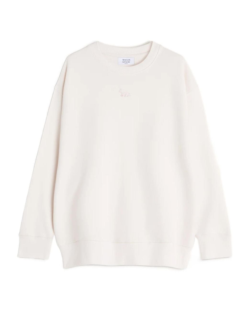 Maison Kitsuné White Baby Fox Sweatshirt