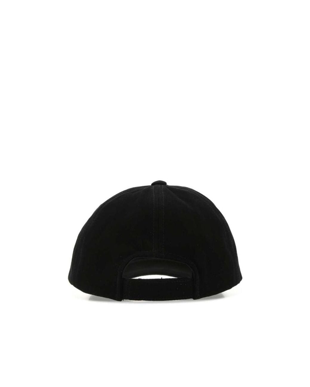Isabel Marant Black Tyron Logo Baseball Cap for men