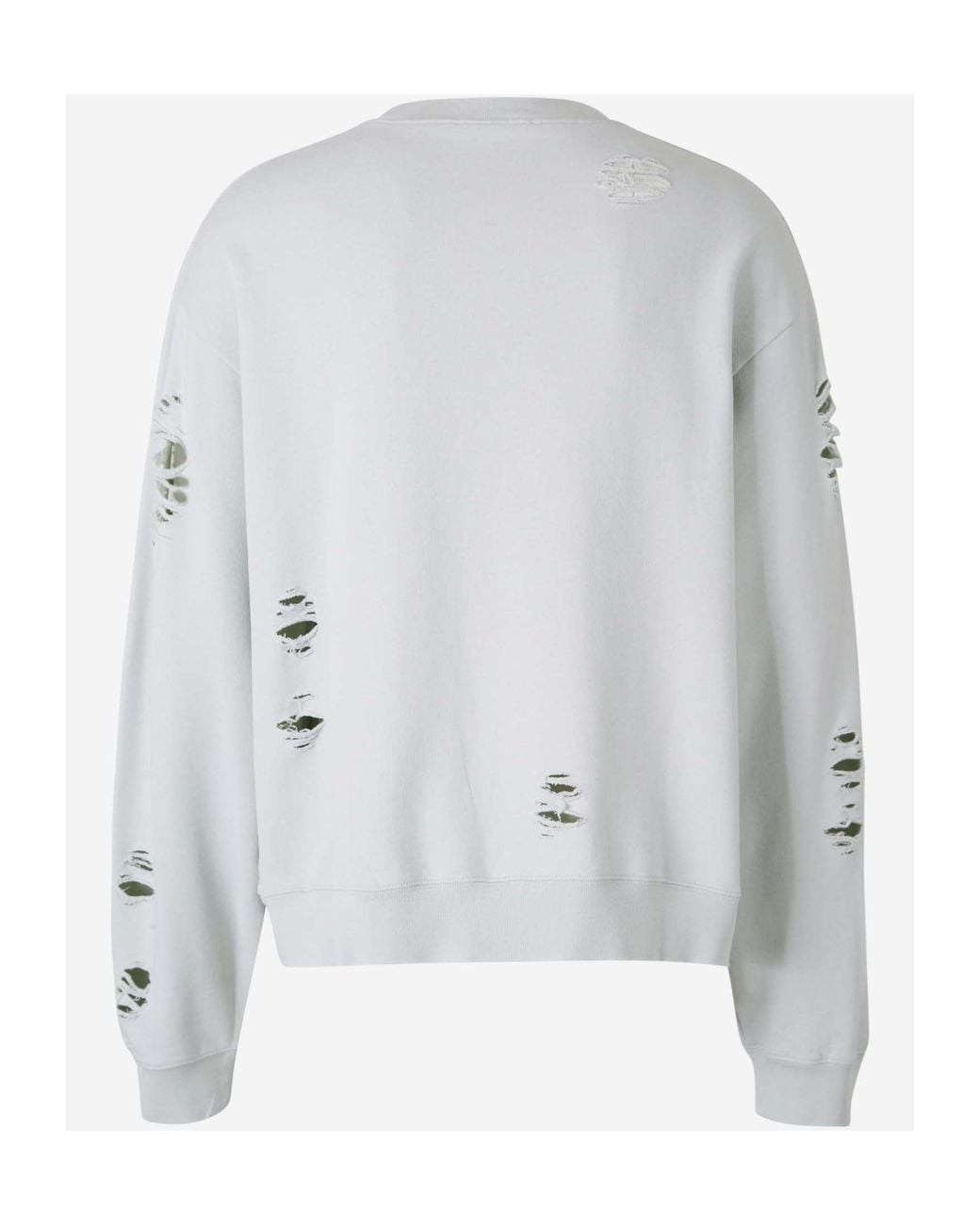 Acne White Long-Sleeved Sweater