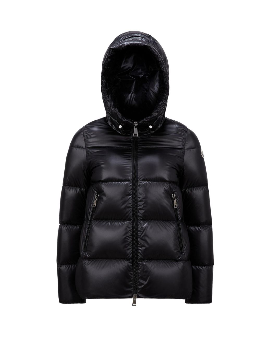 Moncler Black Hooded Padded Down Jacket