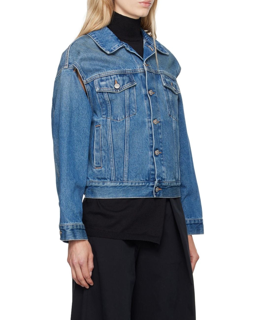 MM6 by Maison Margiela Blue Denim Jacket