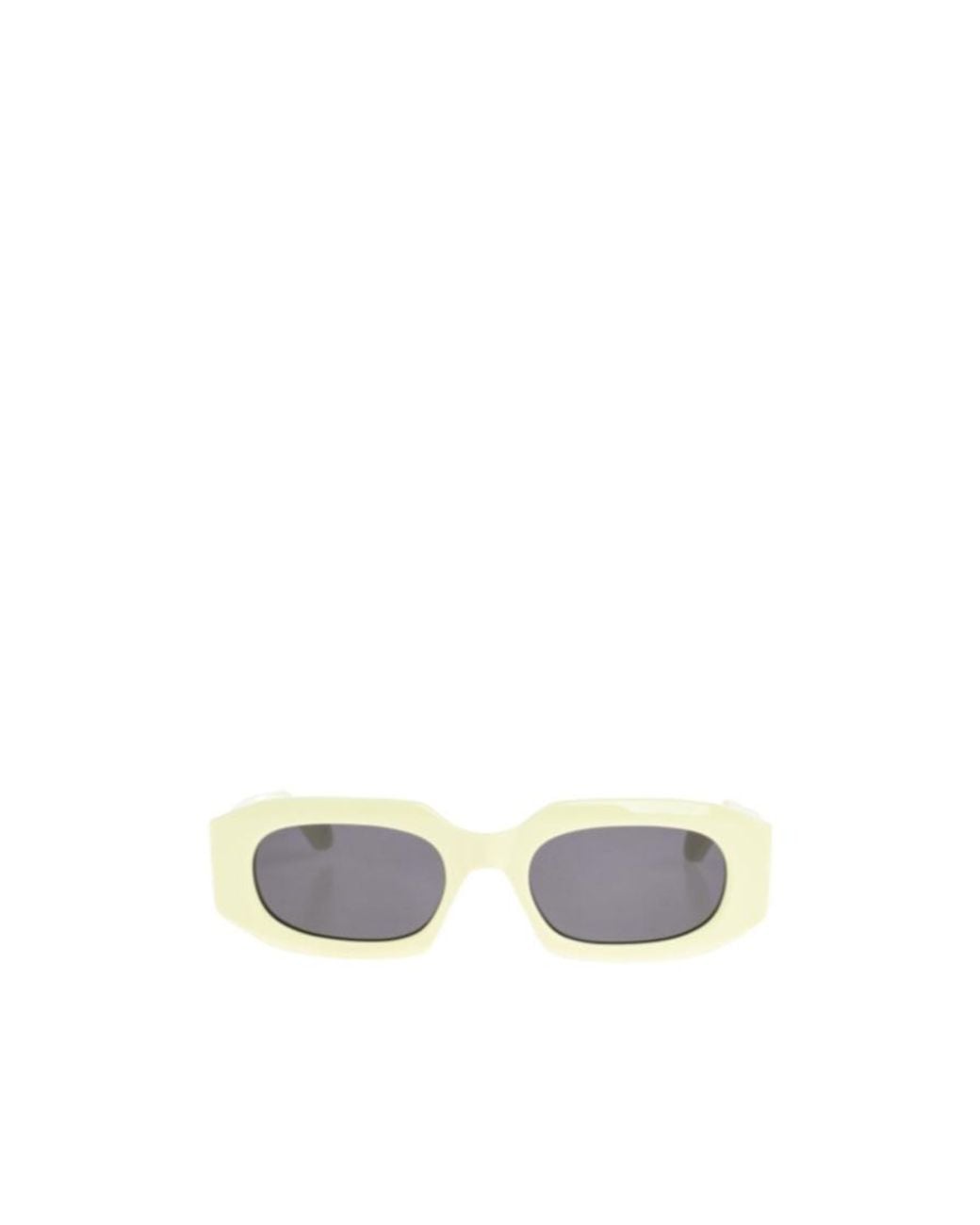 Alaïa White Alaïa Rectangular Frame Sunglasses