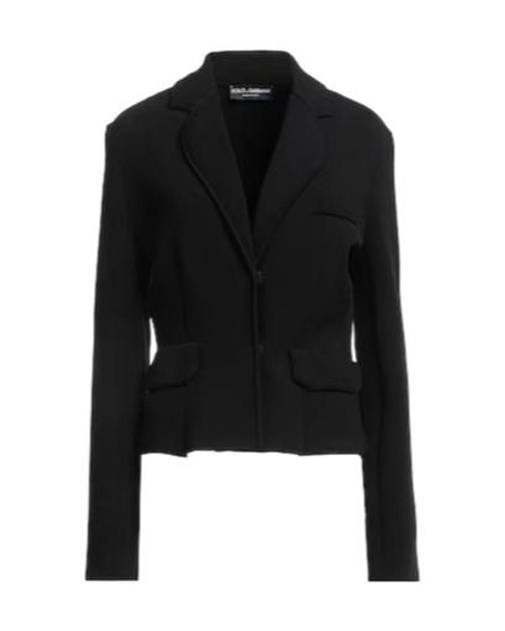 Dolce & Gabbana Black Minimalist Blazer