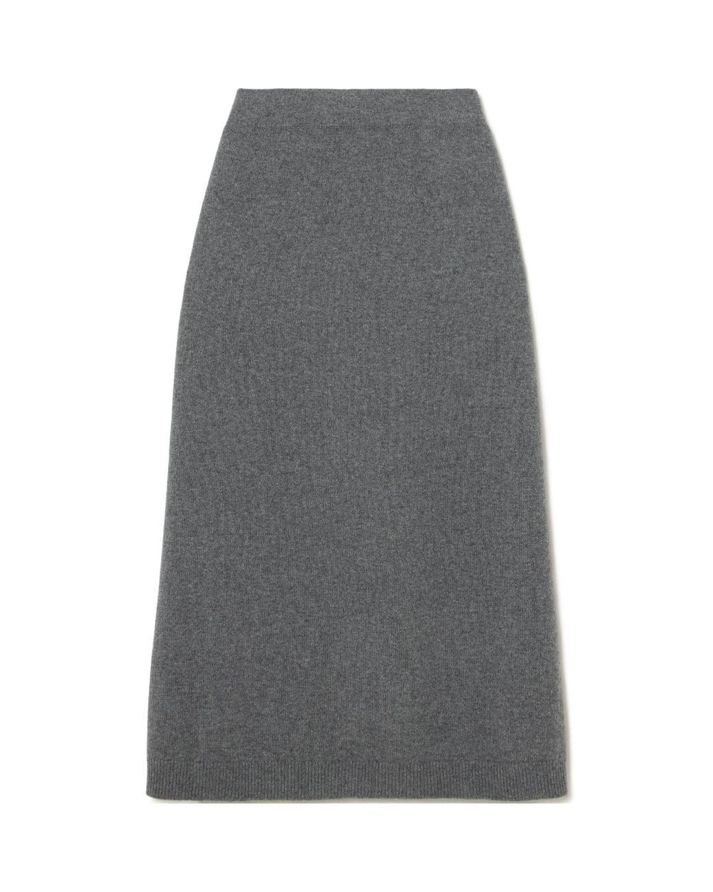 Brunello Cucinelli Gray A-Line Mid-Length Skirt