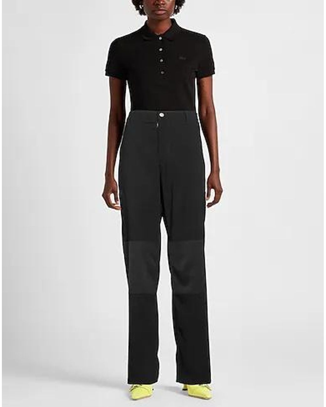 MM6 by Maison Margiela Black Loose Straight-Leg Trousers