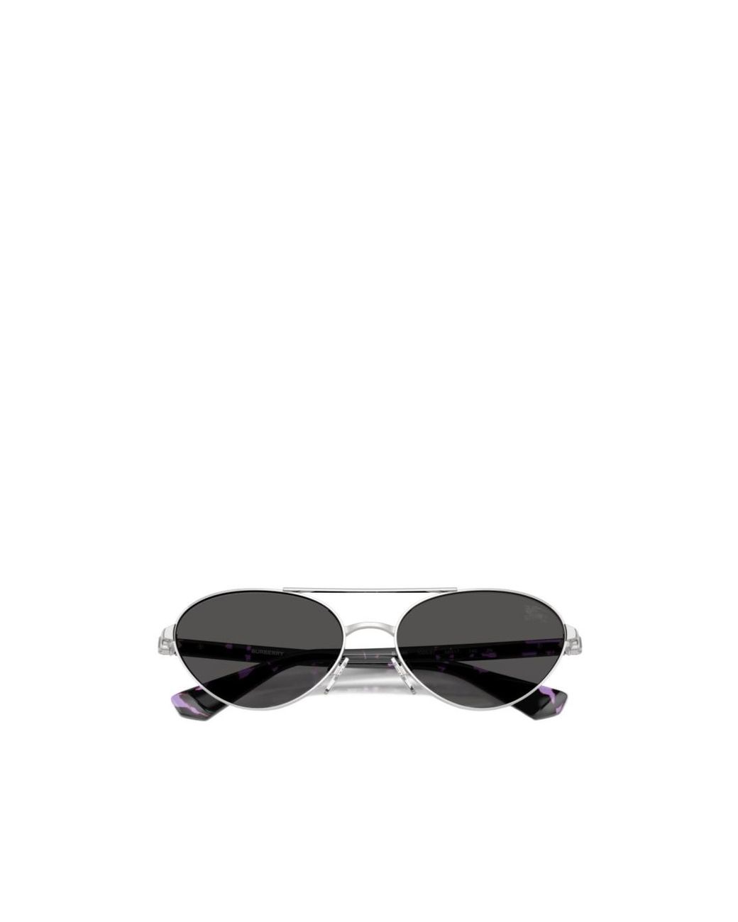 Burberry White Full Frame Sunglasses