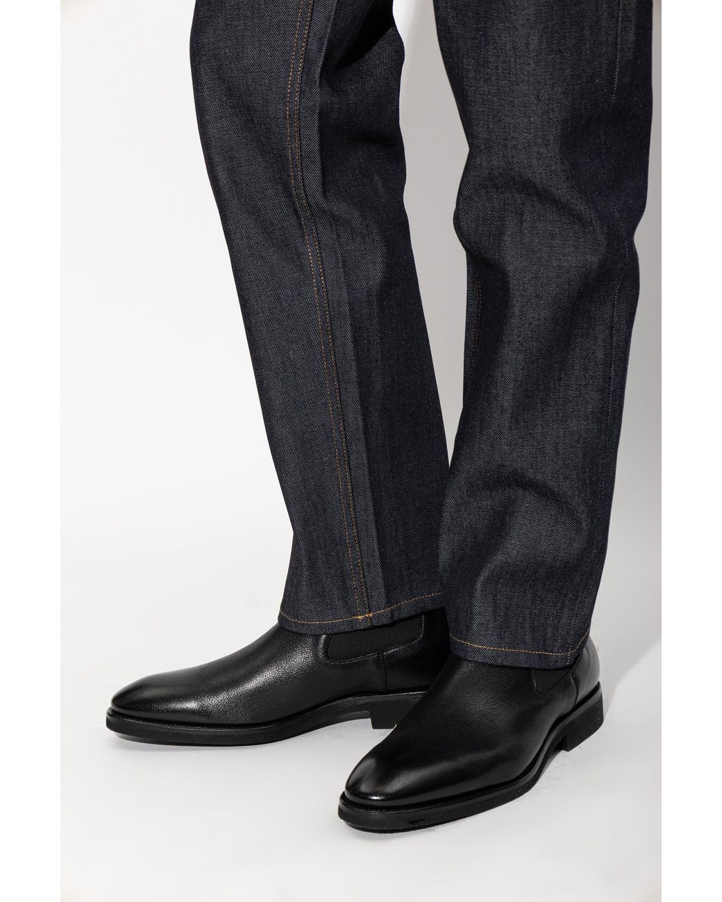 Tom Ford Black Ankle Boots for men