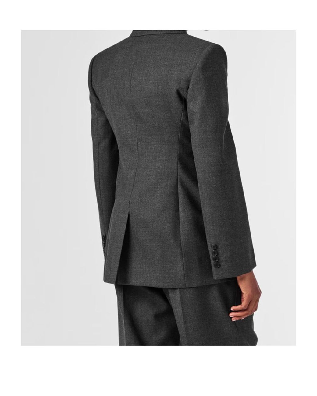 Givenchy Black Double Breasted Wool Long Sleeve Blazer