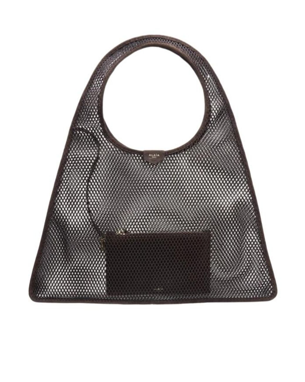 Alaïa Black Alaïa One Piece Mesh Tote Bag
