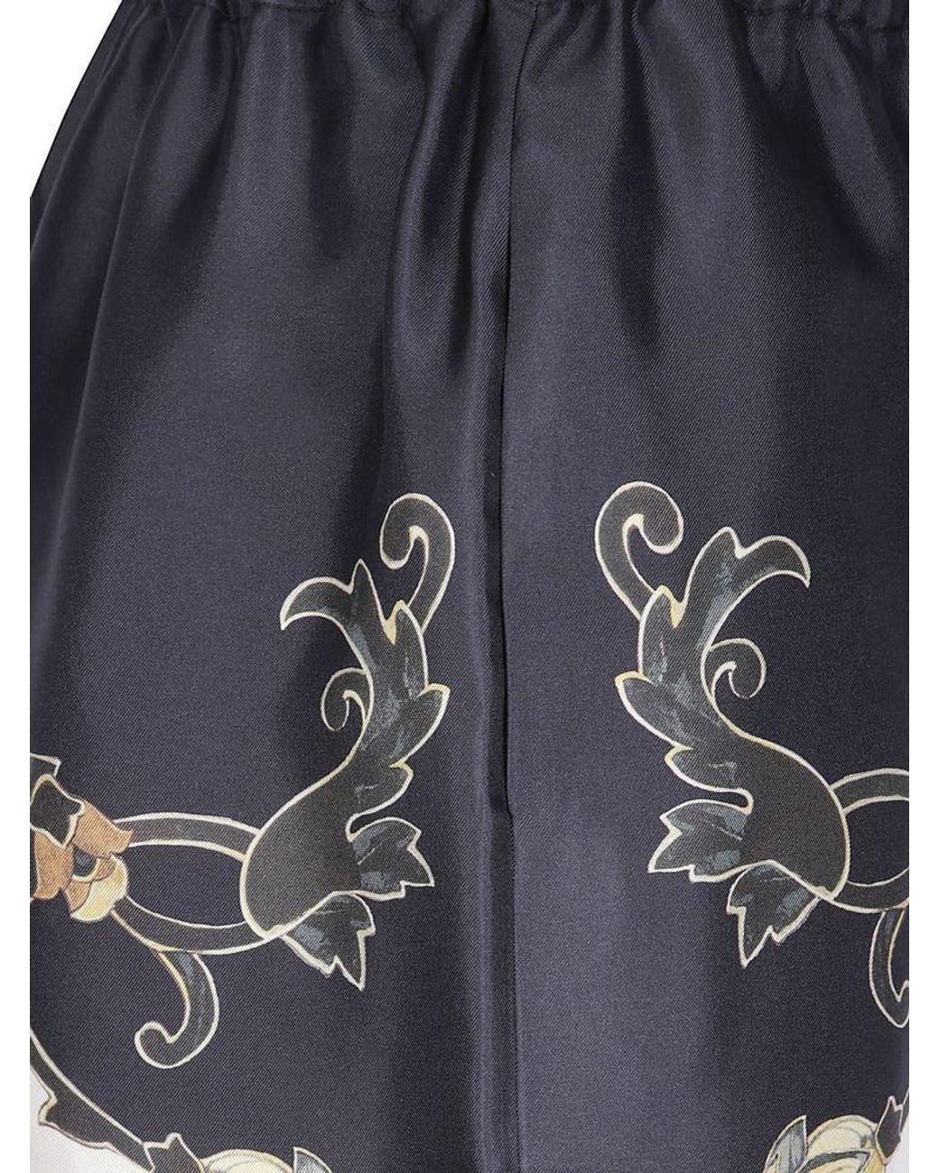 LaDoubleJ Blue La Doublej Club Printed Wide-Leg Pants