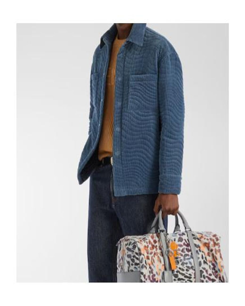 Fendi Blue Blouson for men