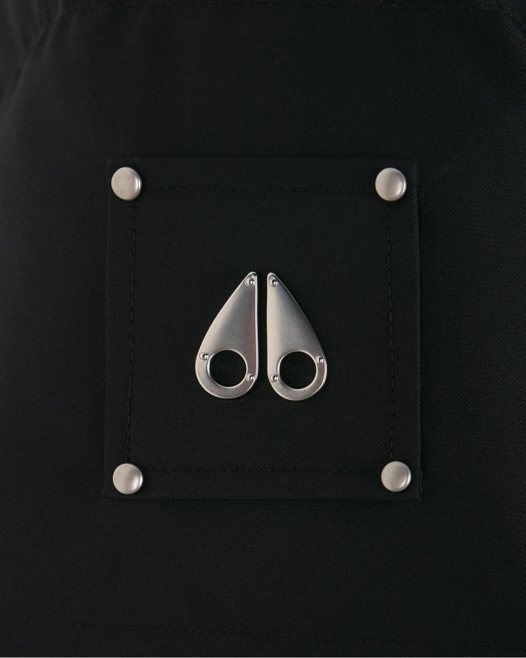 Moose Knuckles Black Cloud Shearling Bomber Jacket