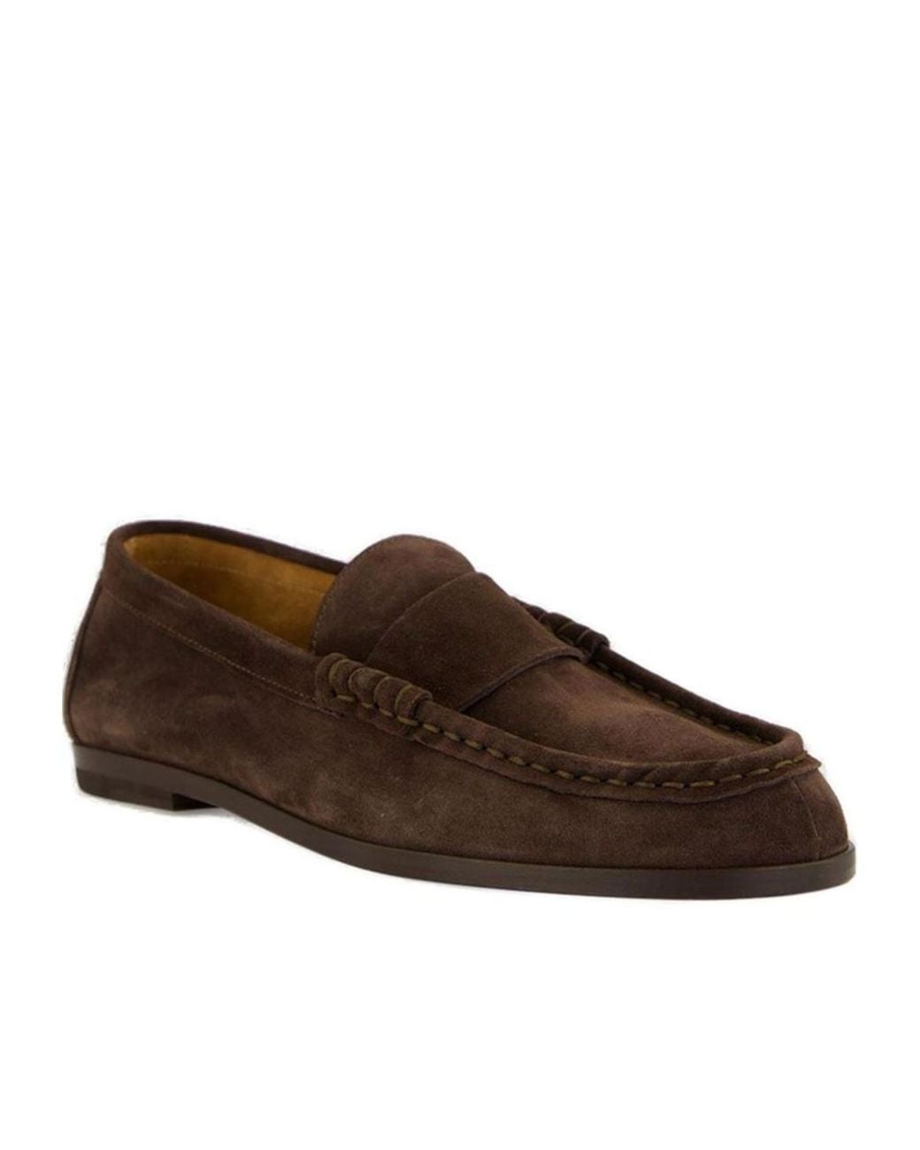 Common Projects Brown Almond Toe Loafers for men