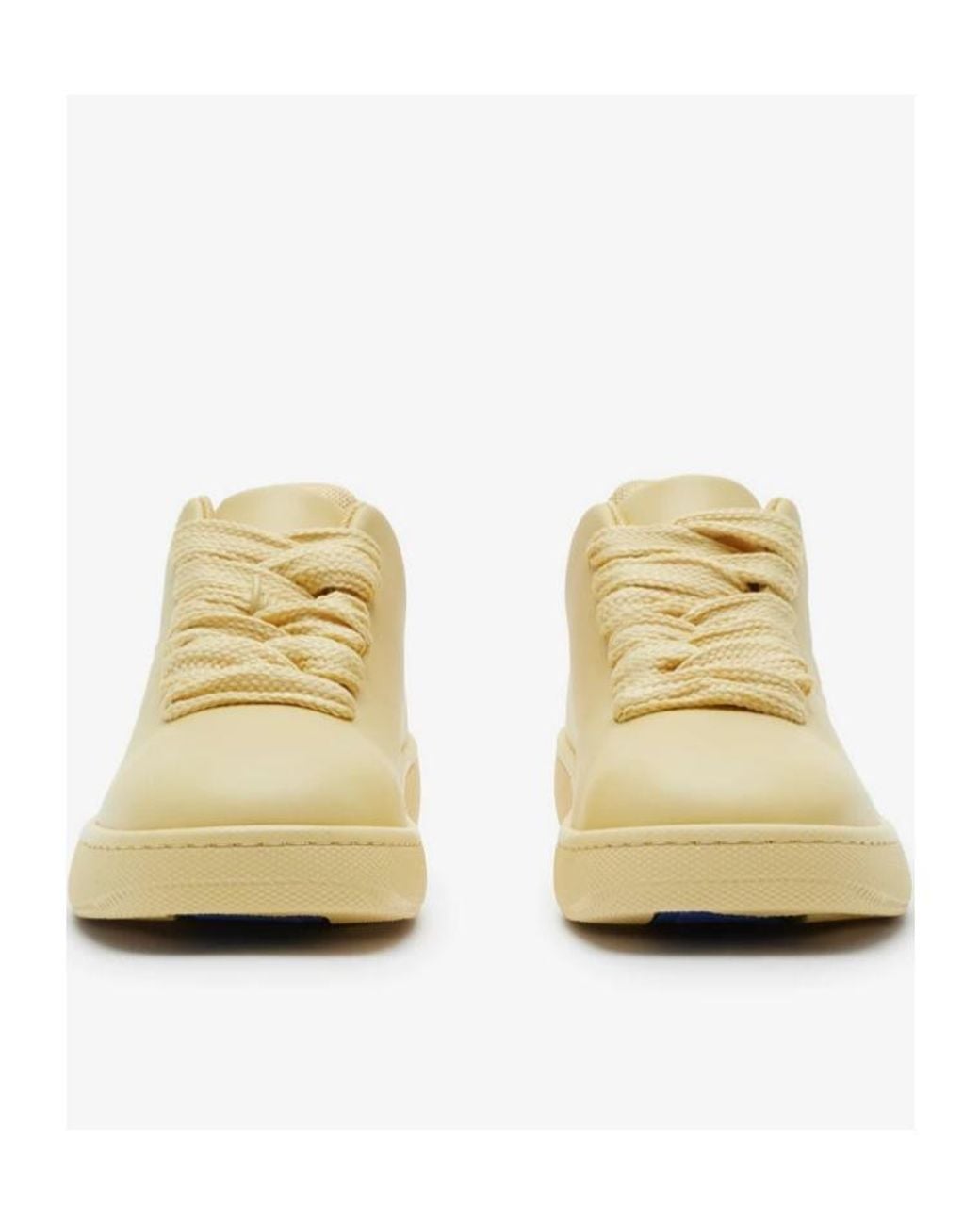 Burberry Yellow Bubble Lace-Up Sneakers