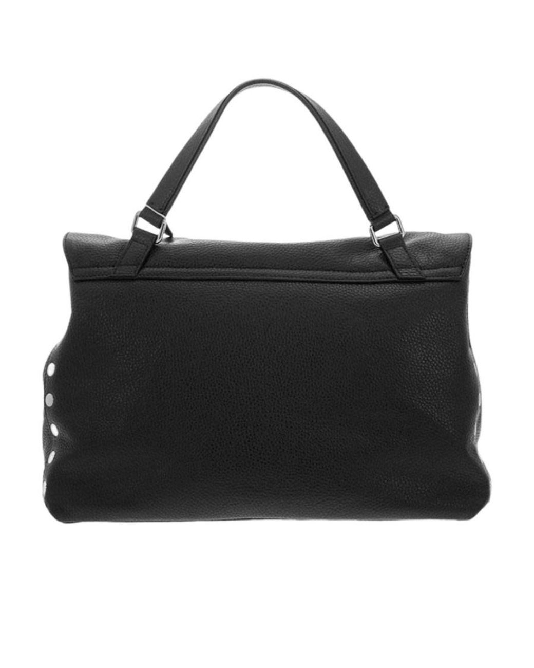 Zanellato Black Logo Shoulder Bag