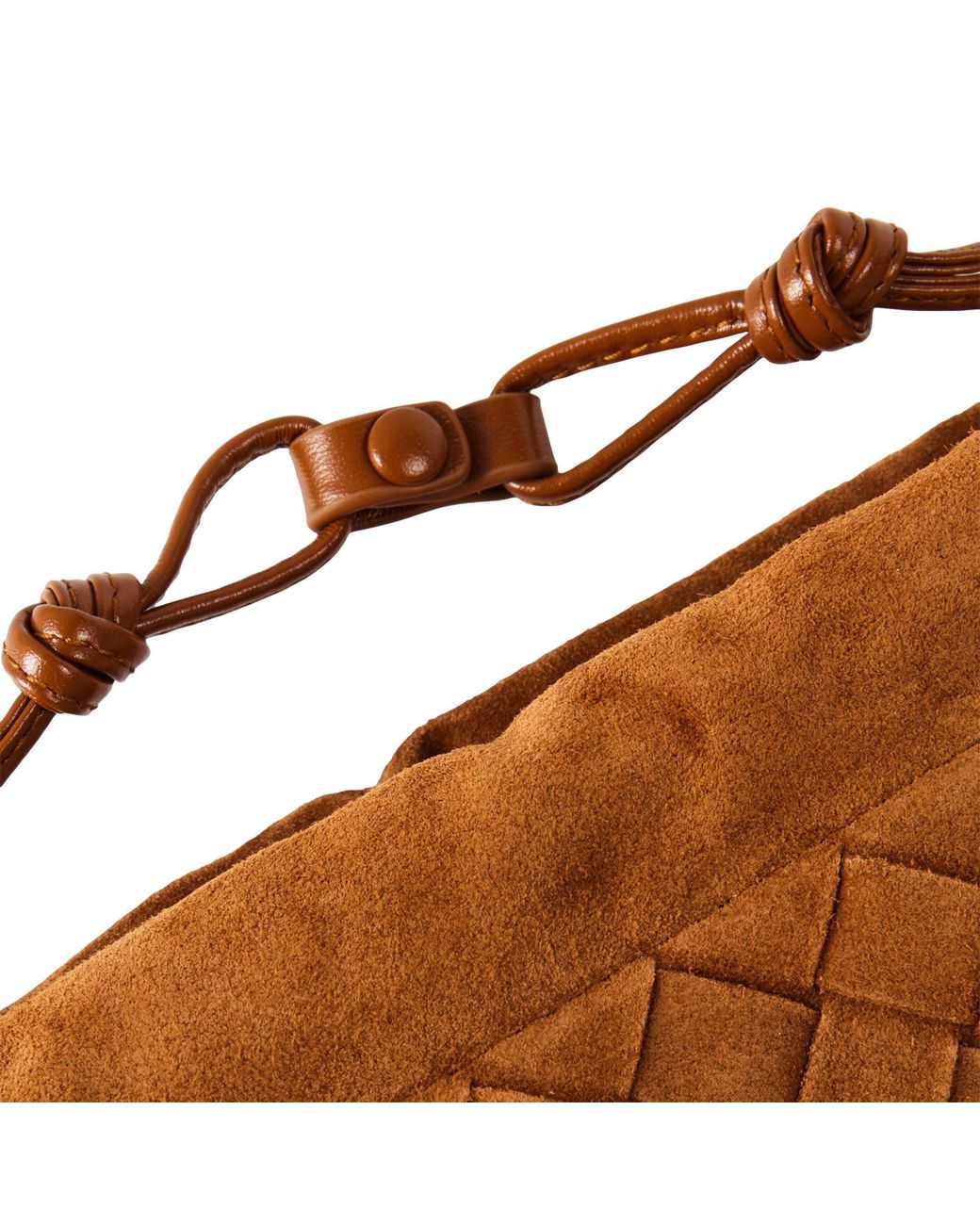 Bottega Veneta Brown Suede Tote Bag
