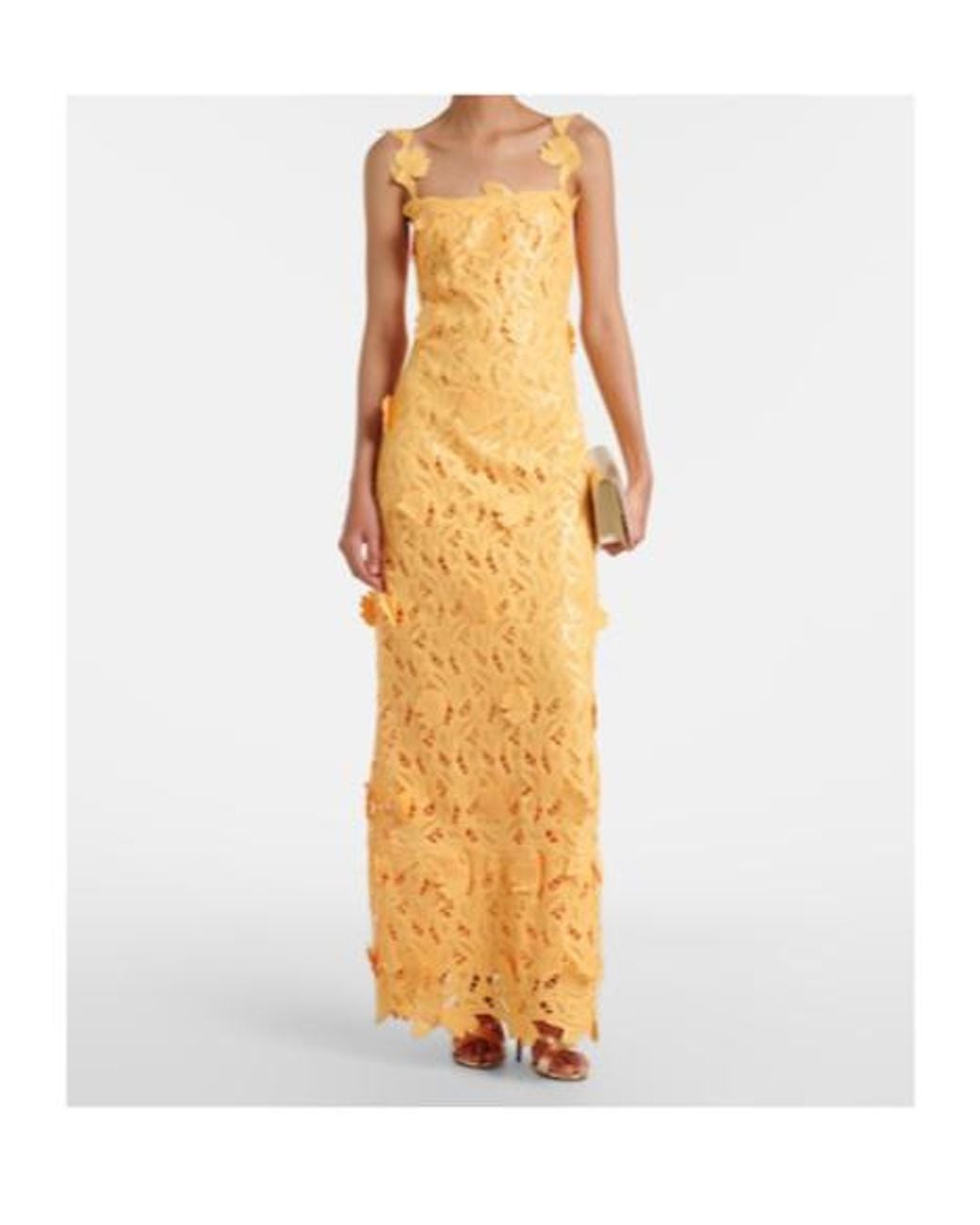Jonathan Simkhai Metallic Marenna Broderie Anglaise Sequined Gown