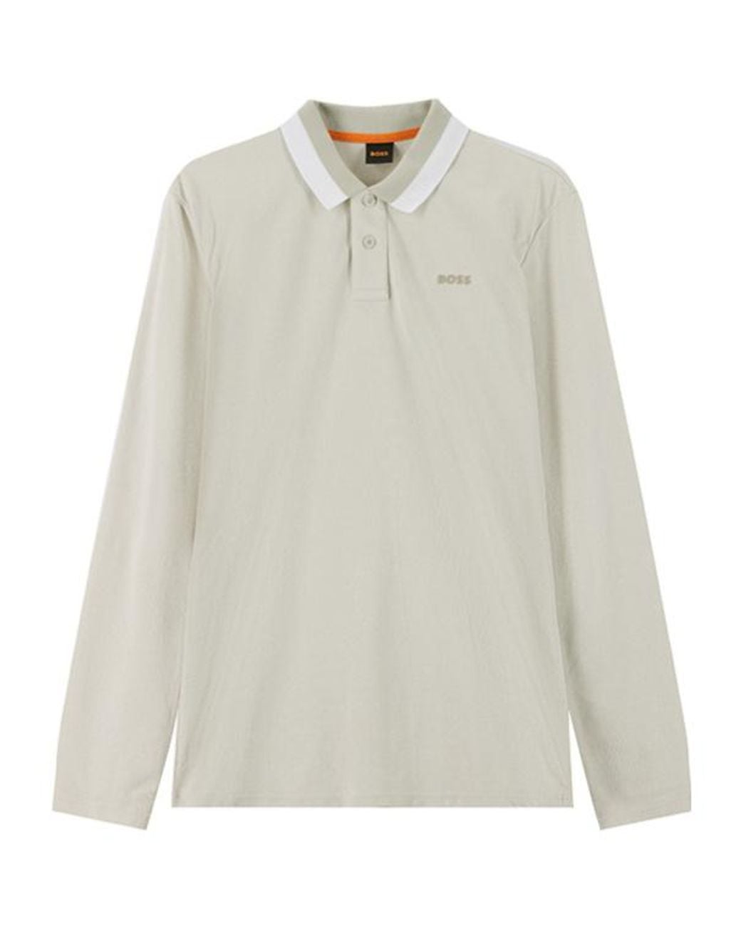 Boss White Boss Long-Sleeved Polo Shirt for men
