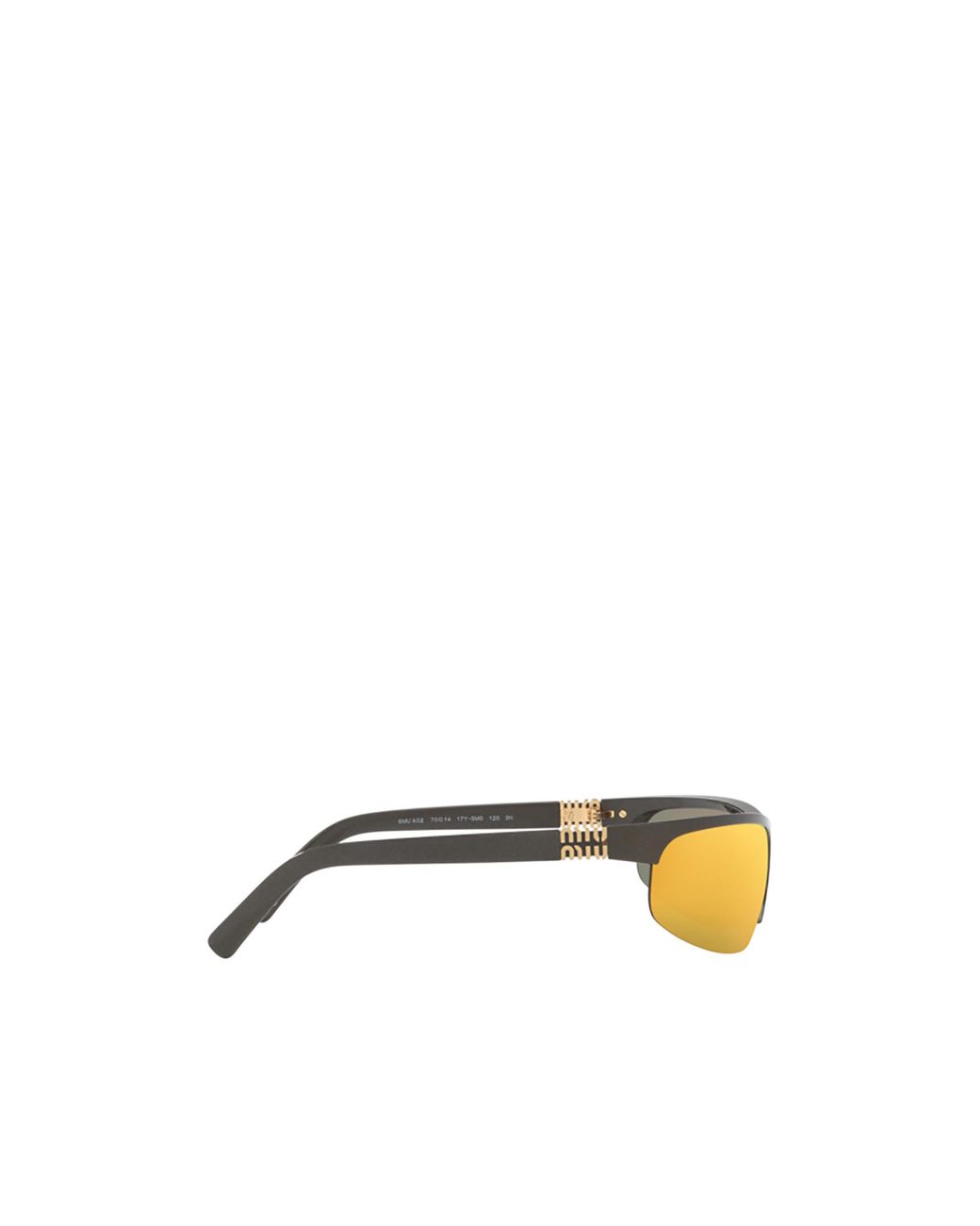 Miu Miu Red Eyewear Oval-Frame Sunglasses
