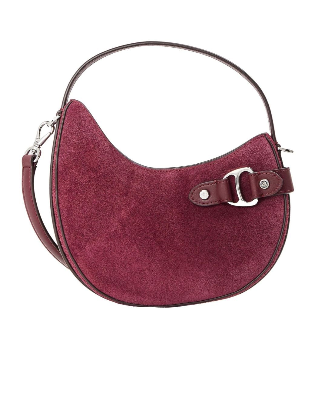 Ralph Lauren Purple Deep Pomegranate Crossbody Bag