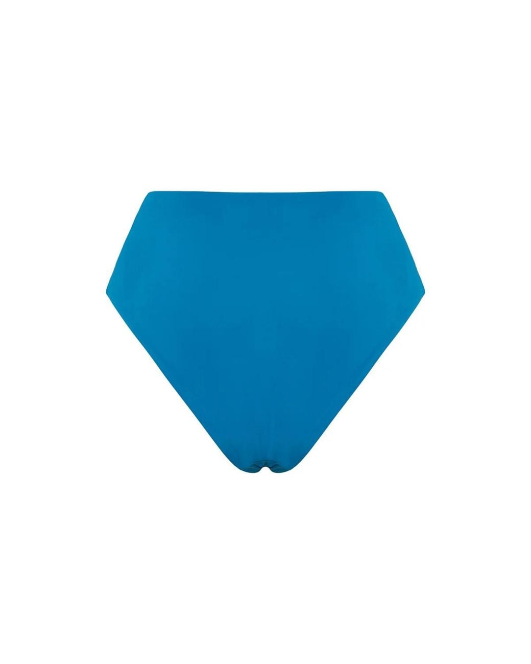 Christopher Esber Blue Ruched Crescent High-Waist Bikini Bottom