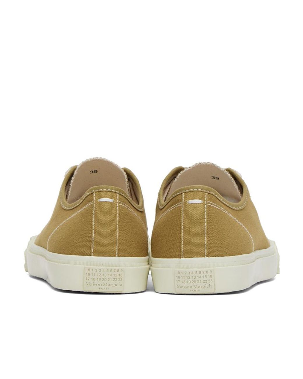 Maison Margiela Green Tabi Sneakers