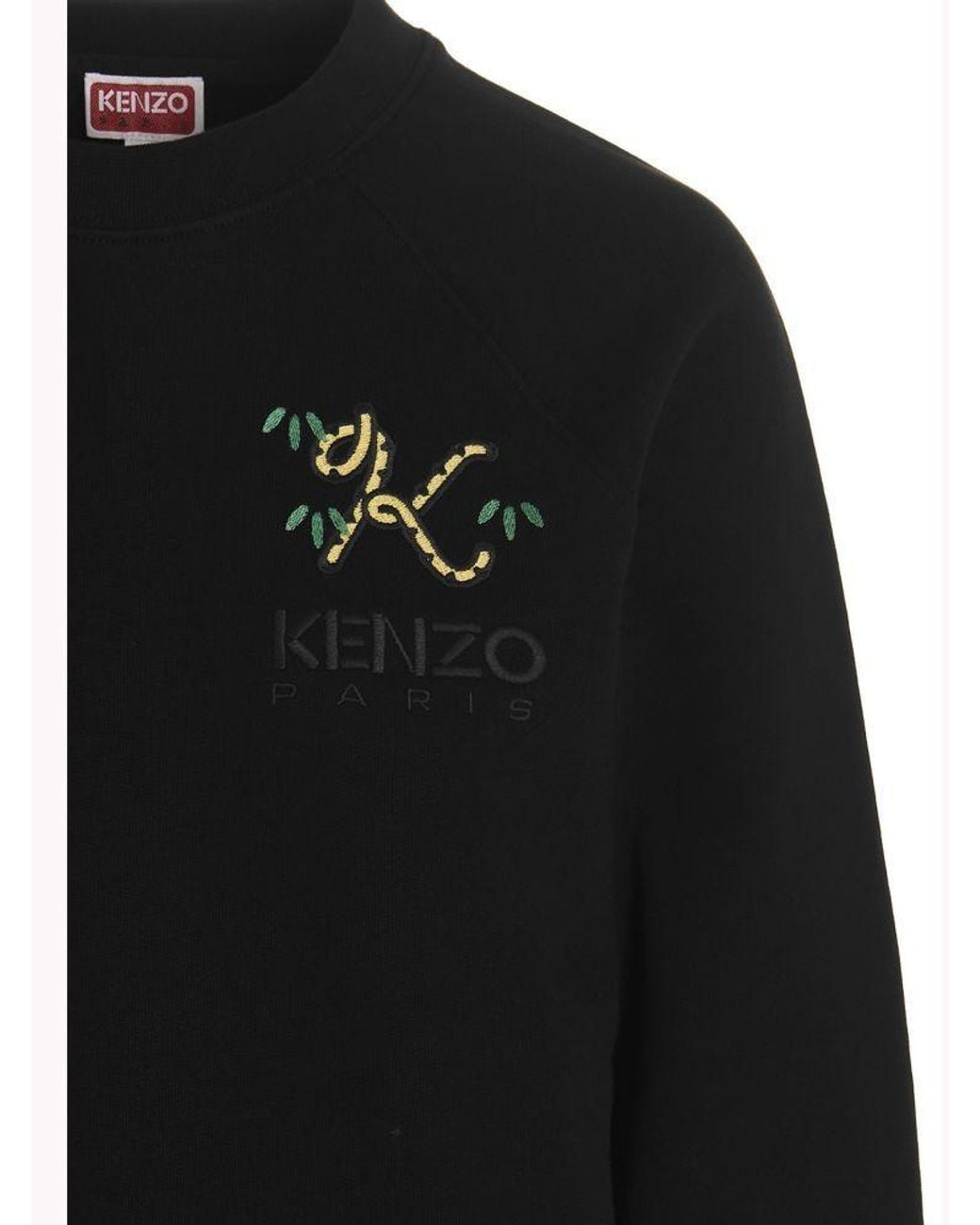 KENZO Black 'Tiger Tail K' Sweatshirt