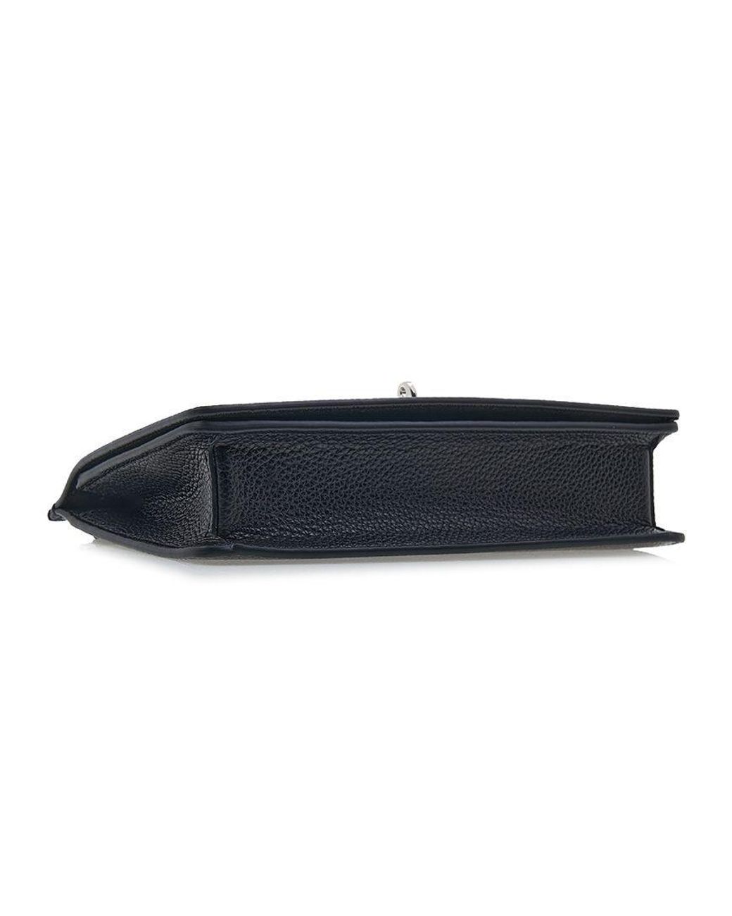 Mulberry Black Small Anthony Leather Messenger Bag for men