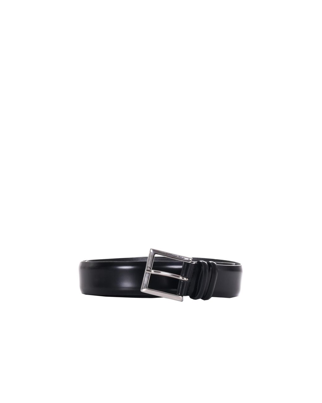 Orciani White Buckle Belt for men