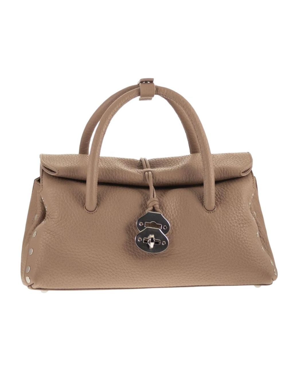 Zanellato Brown Logo Handbag