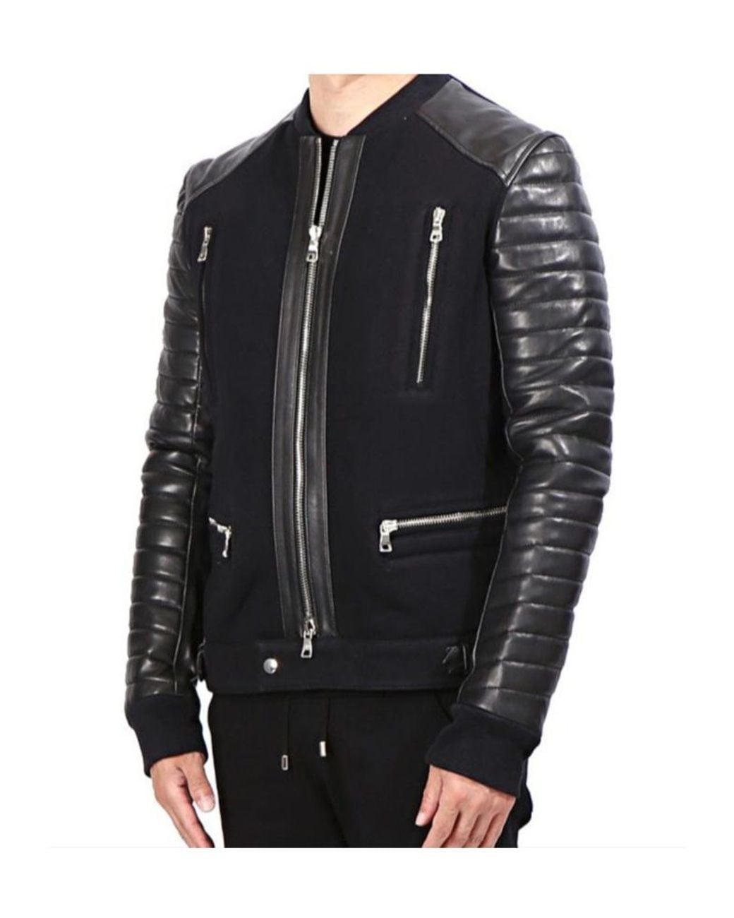 Balmain Black Long Sleeve Jacket for men