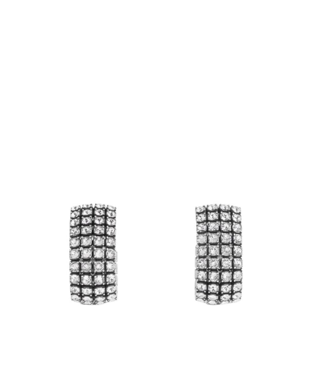Balenciaga White Glam Ear Cuffs