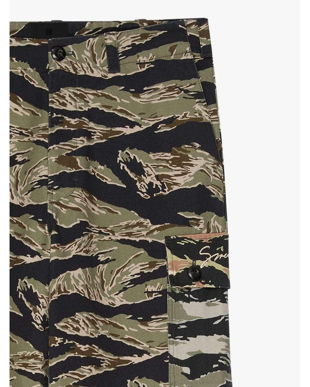 Givenchy Gray Patterned Casual Pants for men