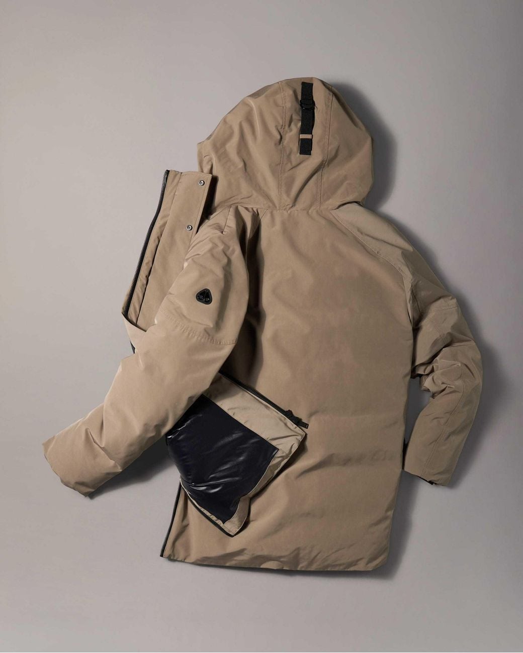 Moose Knuckles Brown West-Ed 3Q Down Jacket for men