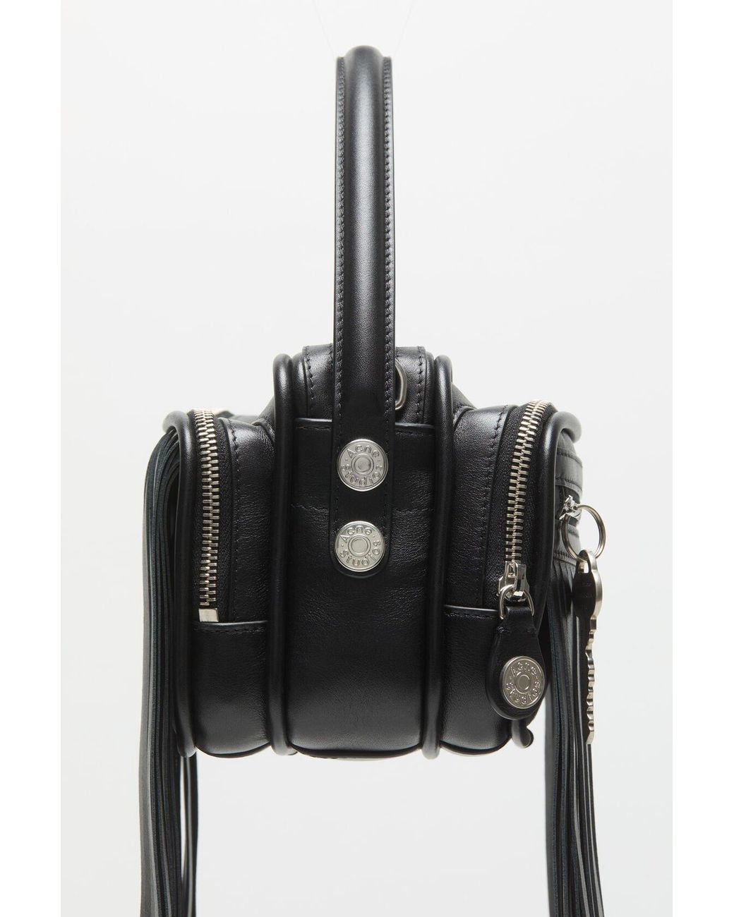 Acne Black Camero Tassel Crossbody Bag