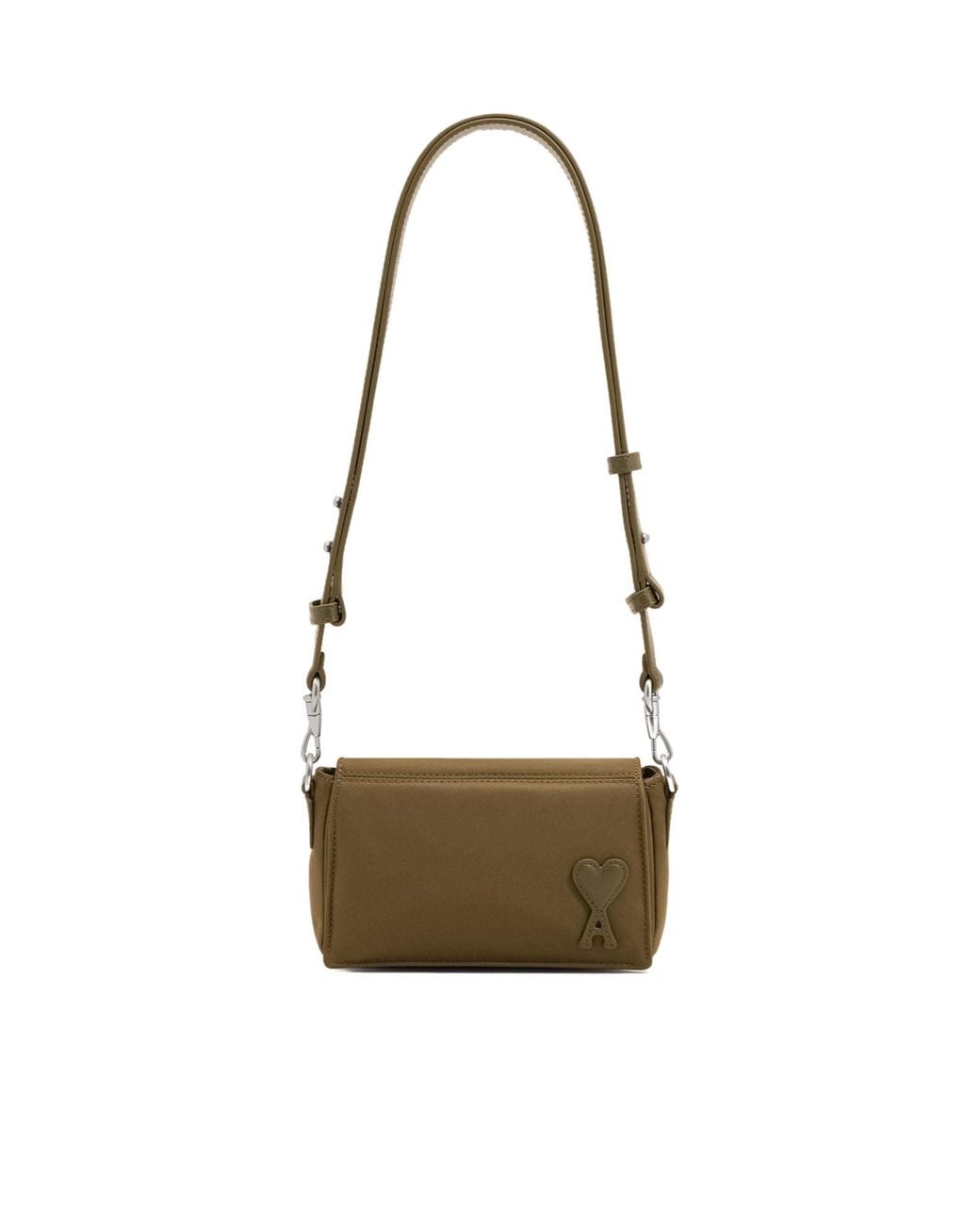 AMI White Nylon Marcel Lunch Box Bag for men