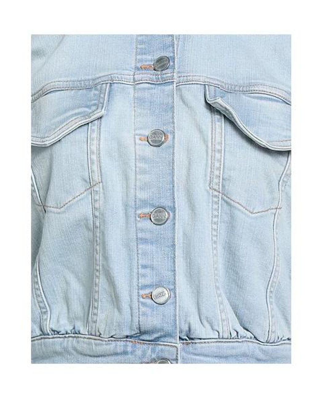 Ganni Blue Denim Outerwear