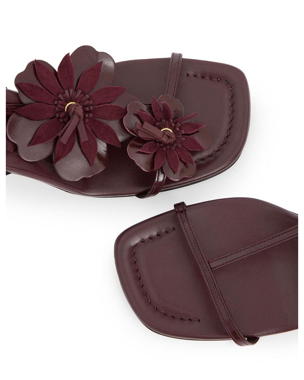 Zimmermann Brown Nappa Leather High-Heeled Sandals