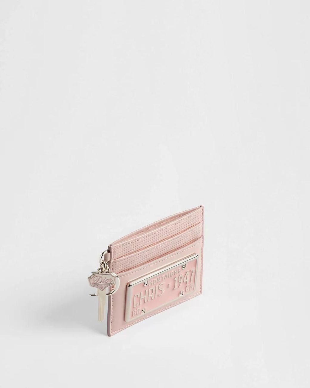 Dior Pink Saddle Freesia Card Holder